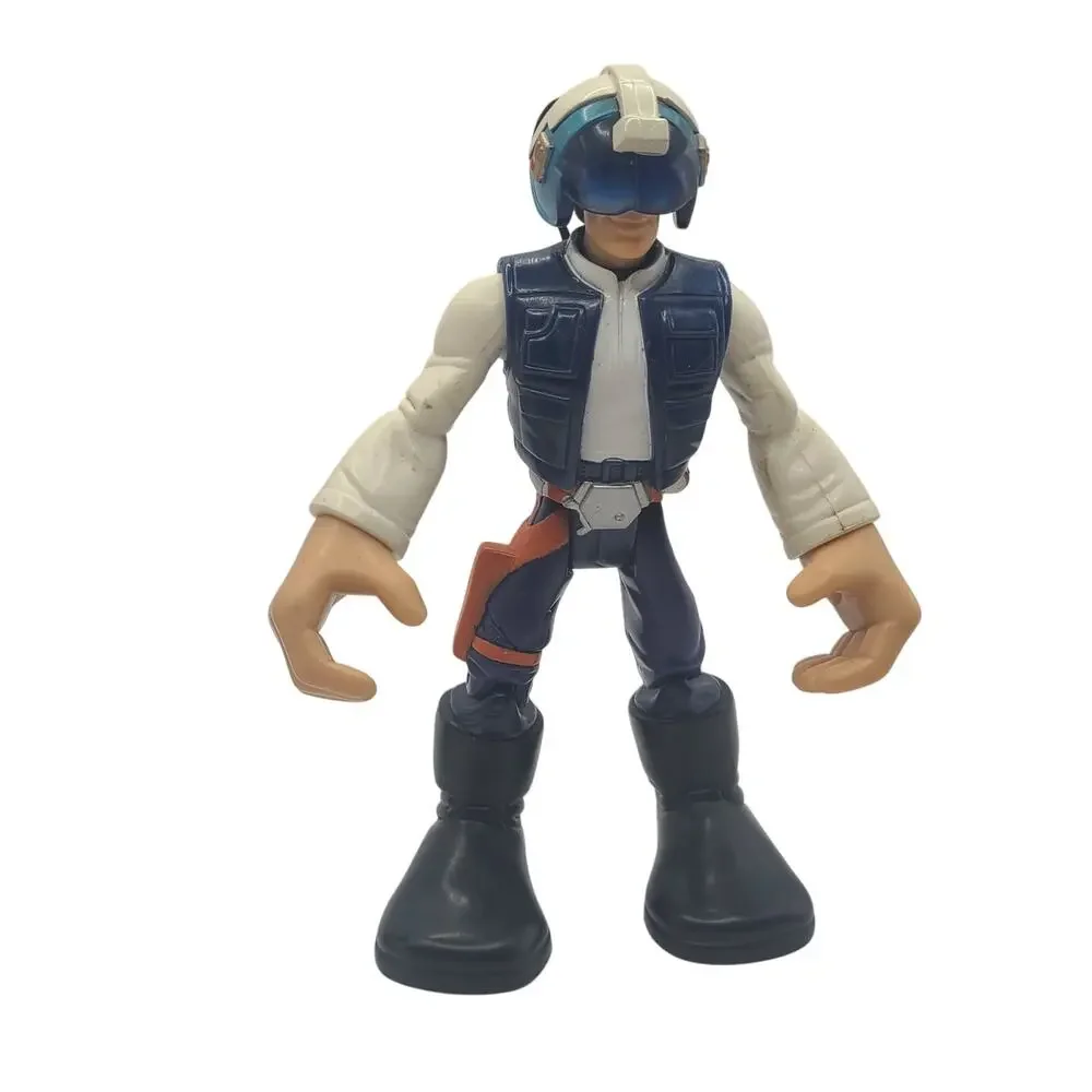 Star Wars Collectible Playskool JEDI FORCE Luke Skywalker And Han Solo bl0389